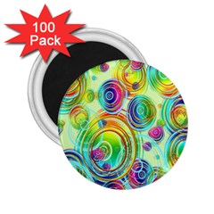 Wallpaper Pattern Colorful Color 2 25  Magnets (100 Pack)  by Wegoenart