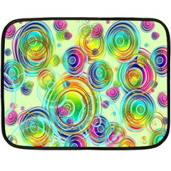 Wallpaper Pattern Colorful Color Double Sided Fleece Blanket (mini)  by Wegoenart