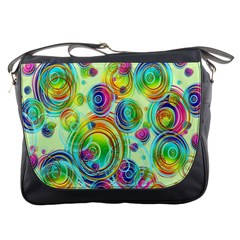 Wallpaper Pattern Colorful Color Messenger Bag by Wegoenart