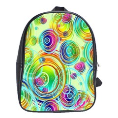 Wallpaper Pattern Colorful Color School Bag (xl) by Wegoenart