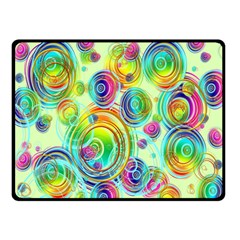 Wallpaper Pattern Colorful Color Double Sided Fleece Blanket (small)  by Wegoenart