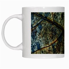 Leaf Leaves Fall Foliage Structure White Mugs by Wegoenart