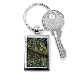 Leaf Leaves Fall Foliage Structure Key Chain (rectangle) by Wegoenart