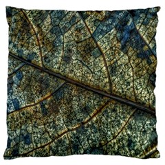 Leaf Leaves Fall Foliage Structure Standard Flano Cushion Case (one Side) by Wegoenart