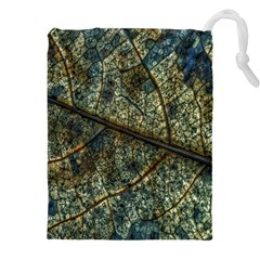 Leaf Leaves Fall Foliage Structure Drawstring Pouch (4xl)