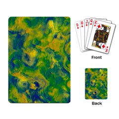 Abstract Texture Background Color Playing Cards Single Design (rectangle) by Wegoenart