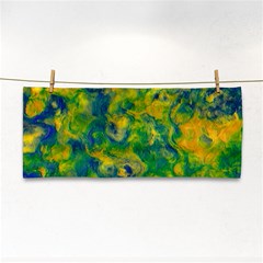 Abstract Texture Background Color Hand Towel by Wegoenart