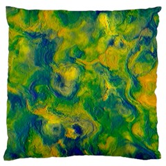 Abstract Texture Background Color Standard Flano Cushion Case (one Side) by Wegoenart