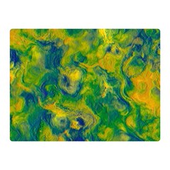 Abstract Texture Background Color Double Sided Flano Blanket (mini)  by Wegoenart