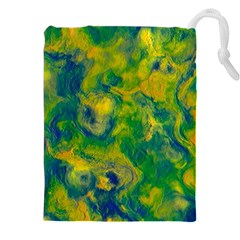 Abstract Texture Background Color Drawstring Pouch (4xl)