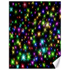 Star Colorful Christmas Abstract Canvas 18  X 24 