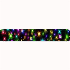 Star Colorful Christmas Abstract Small Bar Mats by Wegoenart