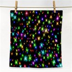 Star Colorful Christmas Abstract Face Towel Front