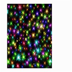 Star Colorful Christmas Abstract Small Garden Flag (two Sides) by Wegoenart