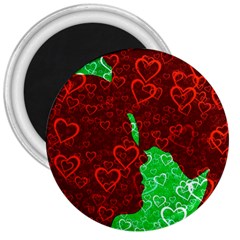 Love Lovers Romance Background 3  Magnets