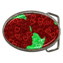 Love Lovers Romance Background Belt Buckles