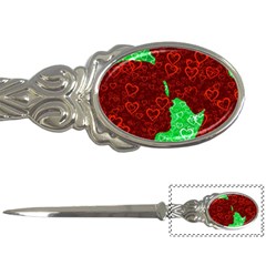 Love Lovers Romance Background Letter Opener