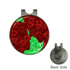 Love Lovers Romance Background Hat Clips with Golf Markers