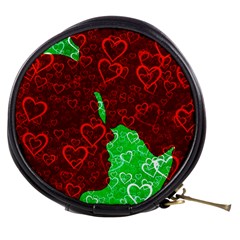 Love Lovers Romance Background Mini Makeup Bag