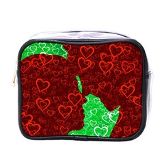 Love Lovers Romance Background Mini Toiletries Bag (one Side) by Wegoenart