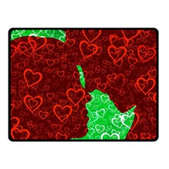 Love Lovers Romance Background Fleece Blanket (Small)