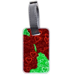 Love Lovers Romance Background Luggage Tag (two sides)