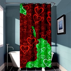 Love Lovers Romance Background Shower Curtain 36  x 72  (Stall) 