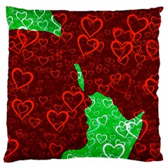 Love Lovers Romance Background Standard Flano Cushion Case (One Side)