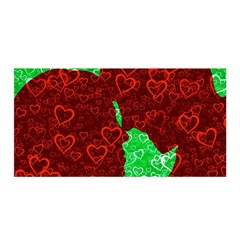 Love Lovers Romance Background Satin Wrap