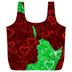 Love Lovers Romance Background Full Print Recycle Bag (xxl)