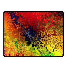 Color Abstract Colorful Art Fleece Blanket (small) by Wegoenart