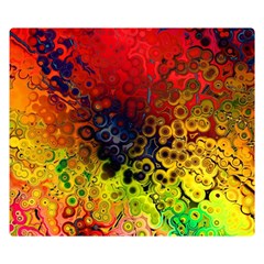 Color Abstract Colorful Art Double Sided Flano Blanket (small)  by Wegoenart