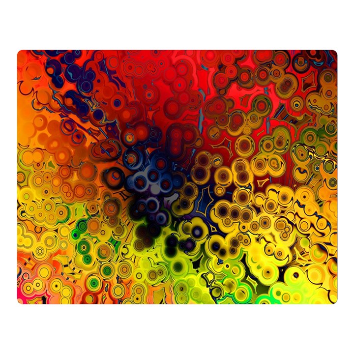 Color Abstract Colorful Art Double Sided Flano Blanket (Large) 