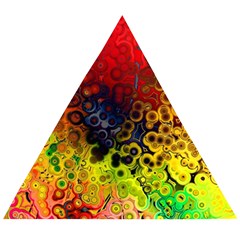 Color Abstract Colorful Art Wooden Puzzle Triangle