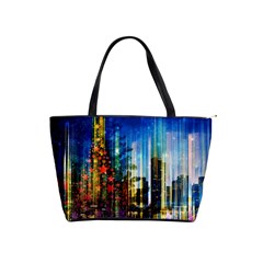 Skyline Frankfurt Christmas Star Classic Shoulder Handbag by Wegoenart