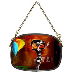 Cute Little Harlequin Chain Purse (one Side) by FantasyWorld7