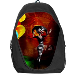 Cute Little Harlequin Backpack Bag by FantasyWorld7