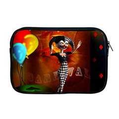 Cute Little Harlequin Apple Macbook Pro 17  Zipper Case by FantasyWorld7