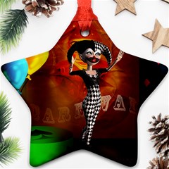 Cute Little Harlequin Ornament (star) by FantasyWorld7