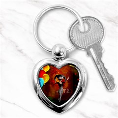 Cute Little Harlequin Key Chain (heart) by FantasyWorld7