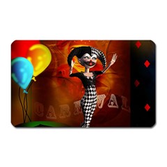 Cute Little Harlequin Magnet (rectangular) by FantasyWorld7