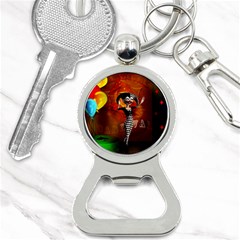 Cute Little Harlequin Bottle Opener Key Chain by FantasyWorld7