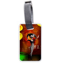 Cute Little Harlequin Luggage Tag (one Side) by FantasyWorld7