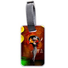 Cute Little Harlequin Luggage Tag (two Sides) by FantasyWorld7