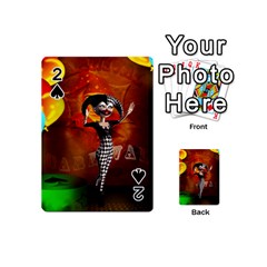 Cute Little Harlequin Playing Cards 54 Designs (mini) by FantasyWorld7