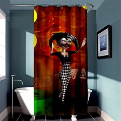 Cute Little Harlequin Shower Curtain 36  X 72  (stall)  by FantasyWorld7