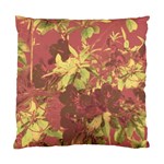 Tropical Vintage Floral Artwork Print Standard Cushion Case (Two Sides) Front