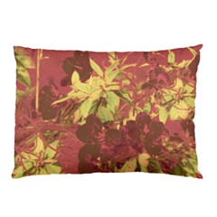 Tropical Vintage Floral Artwork Print Pillow Case by dflcprintsclothing