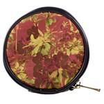 Tropical Vintage Floral Artwork Print Mini Makeup Bag Front