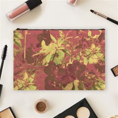 Tropical Vintage Floral Artwork Print Cosmetic Bag (large) by dflcprintsclothing